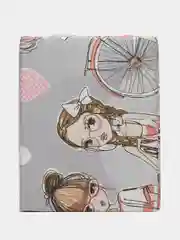 Постельное белье детское 1,5 спальный Бязь ivSubelIa "Девчонки", 50x70