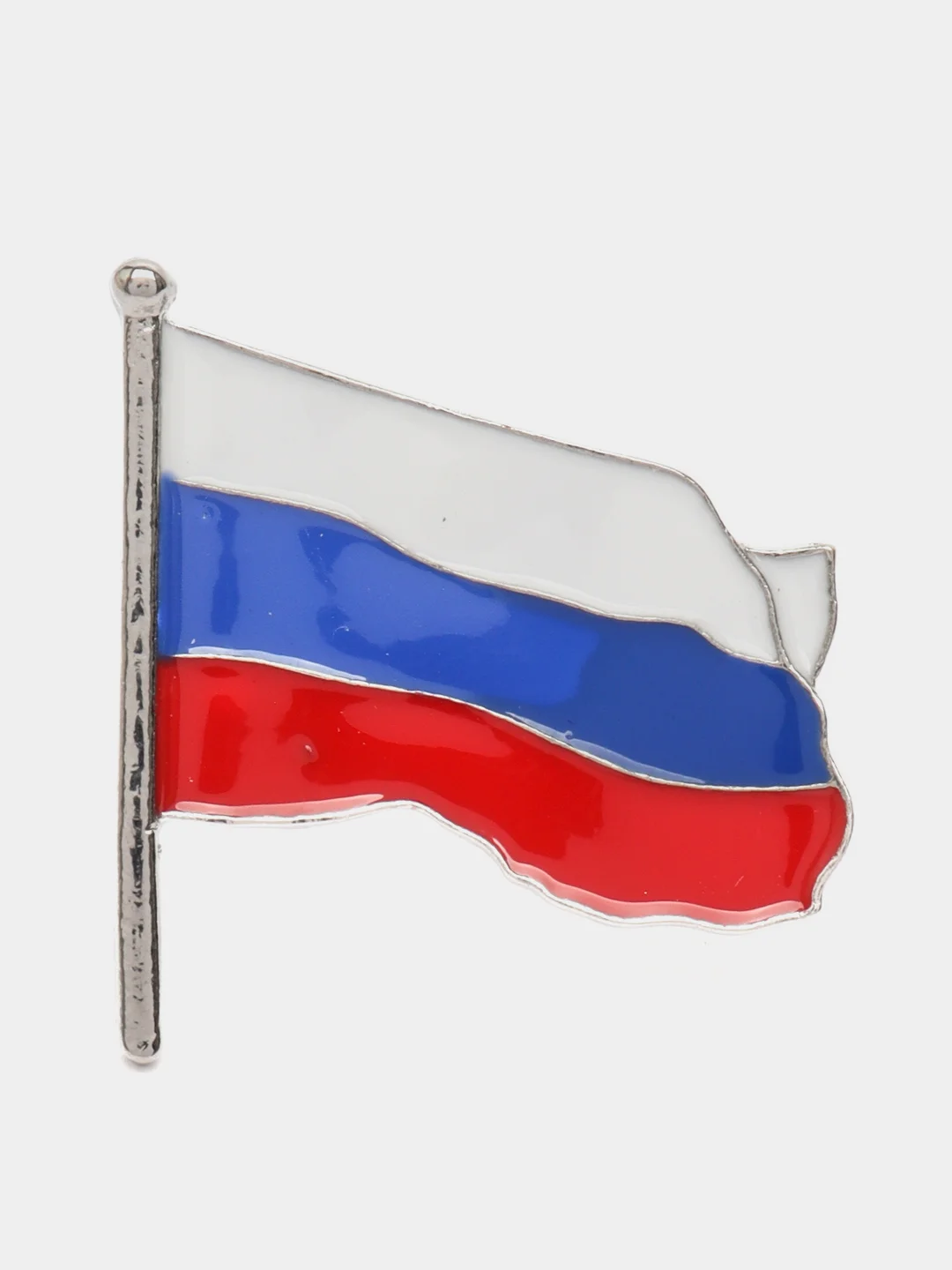 Алый брошь мужская и женская "Полиция, флаг"