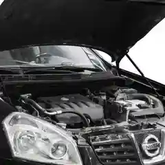 Черный газовые упоры капота АвтоУпор для Nissan Qashqai I 2006-2014, 2 шт., UNIQAS012
