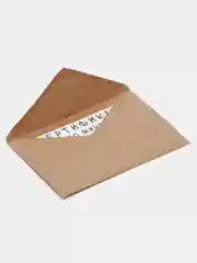 Белый подарочный сертификат