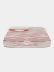 Кораллово-розовый чехол на iPhone 7 / 8 Plus / X / XS / XR / 11 / 12 / 13 / 14 Pro Max / 15 Pro
