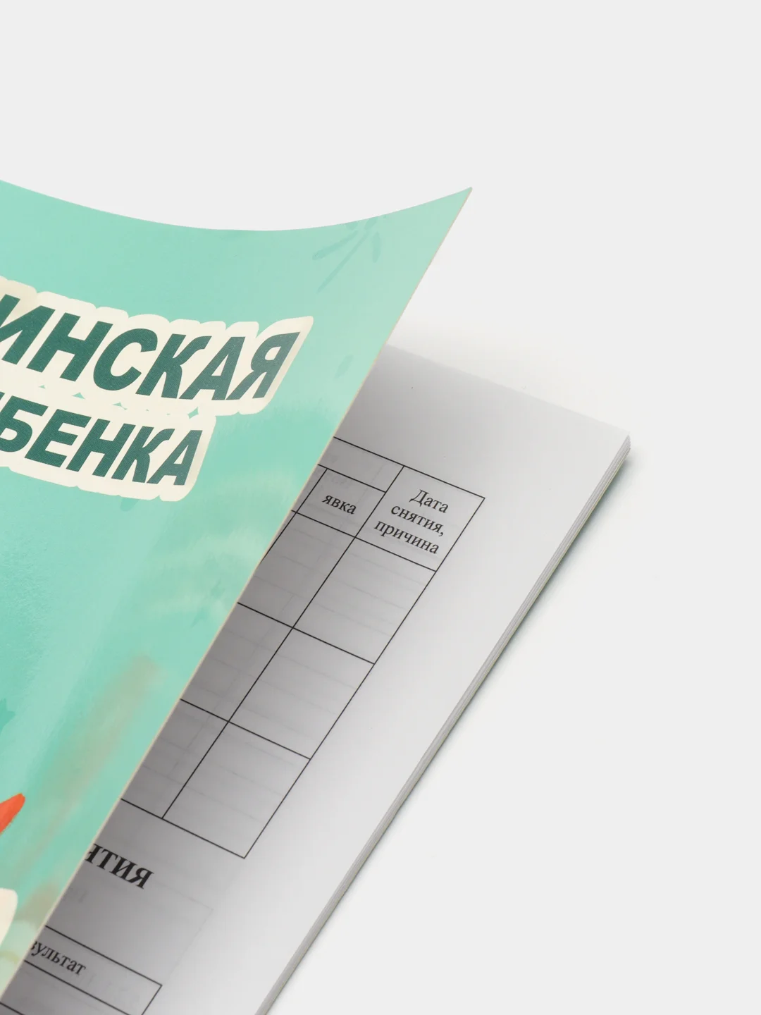 Мятный медицинская карта А4 по форме №026/у-2000. История развития ребенка. Проф-Пресс