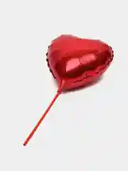 Шар фольгированный мини Сердце, с палочкой