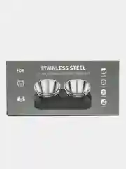 Двойная миска для собак и кошек TENBERG Double Bowls на подставке