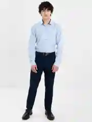 Ледяной рубашка мужская с длинным рукавом, приталенная Slim Fit
