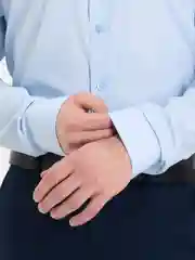Ледяной рубашка мужская с длинным рукавом, приталенная Slim Fit