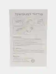 Коричневый временная переводная татуировка с единорогами, 12 х 7,5 см