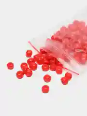 Красный бисер крупный, стеклянный, 6/0, 4 мм, бисер разноразмерный