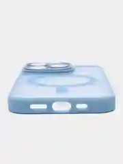 Синий меланж чехол для iPhone 16 Pro, 16, 14 Pro, iPhone 12, iphone 15 Pro Max, iPhone 11, 15, 14, 13