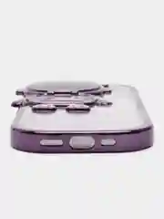 Фиолетовый чехол для iPhone 15 Pro Max, 15 Pro, 11, 12, 13, 14, 14 Pro, 13 Pro, 12 Pro АСТОРОНАВТ