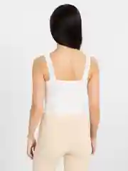Белый топ спортивный женский