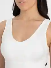 Белый топ спортивный женский
