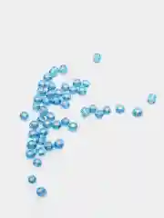 Голубой бисер крупный, стеклянный, 6/0, 4 мм, бисер разноразмерный