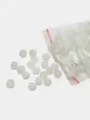 Белый бисер крупный, стеклянный, 6/0, 4 мм, бисер разноразмерный