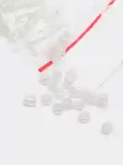 Белый бисер крупный, стеклянный, 6/0, 4 мм, бисер разноразмерный