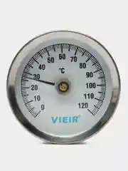 Термометр накладной с пружиной 0-120"С "ViEiR"