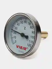 Термометр с гильзой 0-120"С "ViEiR"