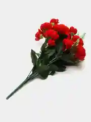 Алый камелии, букет из искусственных цветов, 18веток, 24 бутона, высота 50 см