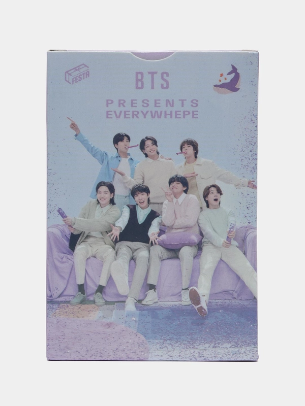 Карточки kpop BTS, ATEEZ, карточки K-POP, коллекционные, 55 шт