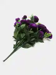 Фиолетовый камелии, букет из искусственных цветов, 18веток, 24 бутона, высота 50 см