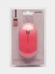 Розовый бесшумная беспроводная мышь Smartbuy SBM-266AG