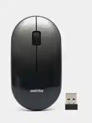 Черный бесшумная беспроводная мышь Smartbuy SBM-266AG