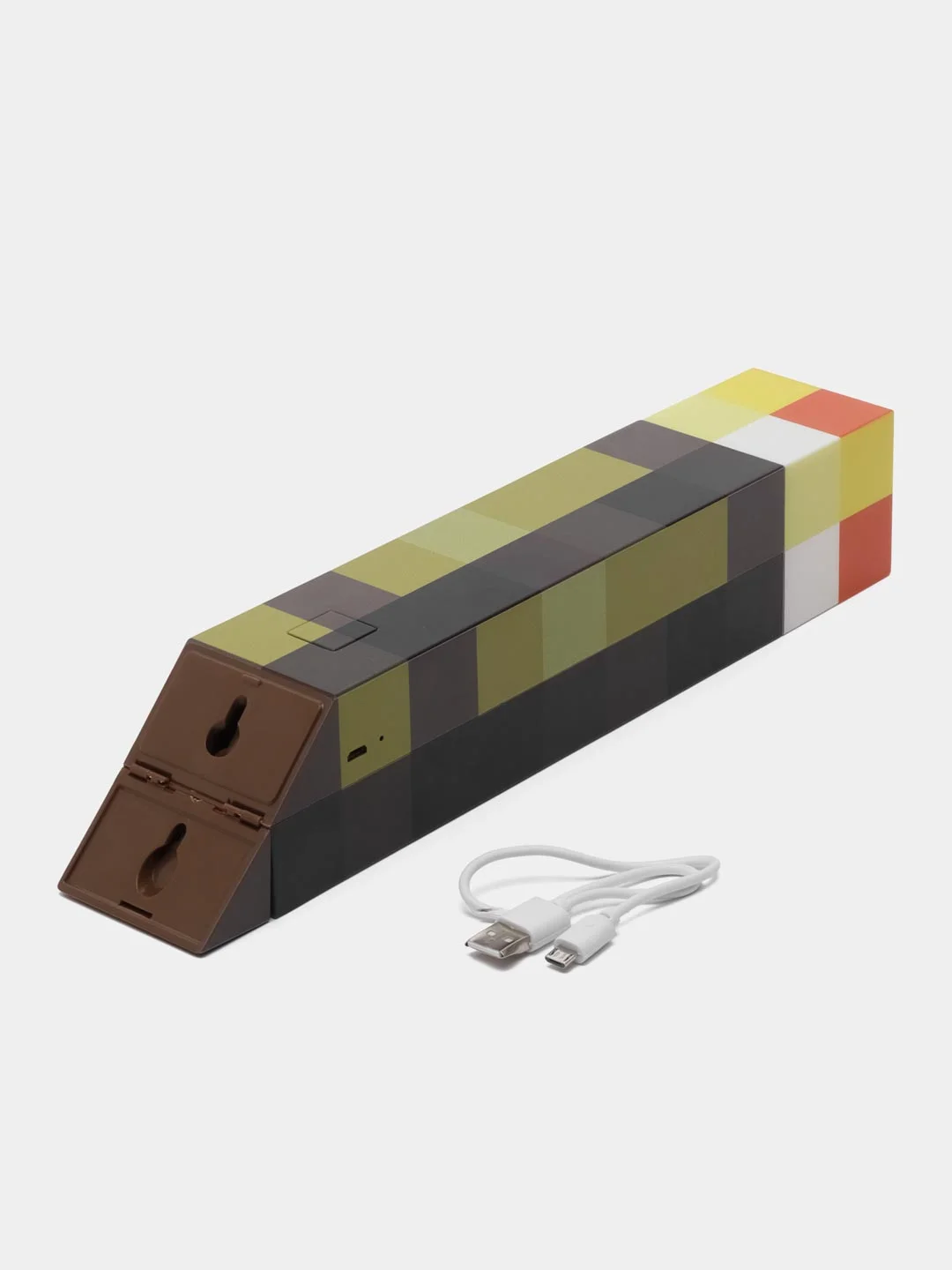 Светильник Майнкрафт, игровой Факел, ночник Minecraft, подарок, перезаряжаемый, 28 см