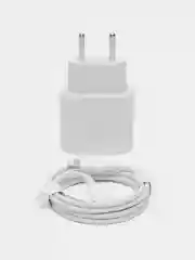 Зарядный комплект для iPhone USB-C ,20 W, кабель Type-C - Lightning, 20 Вт, белый