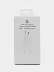Зарядный комплект для iPhone USB-C ,20 W, кабель Type-C - Lightning, 20 Вт, белый