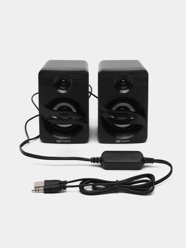 Колонки для компьютера GFPoWeR TS-03, 2.0, 6Вт, питание от USB