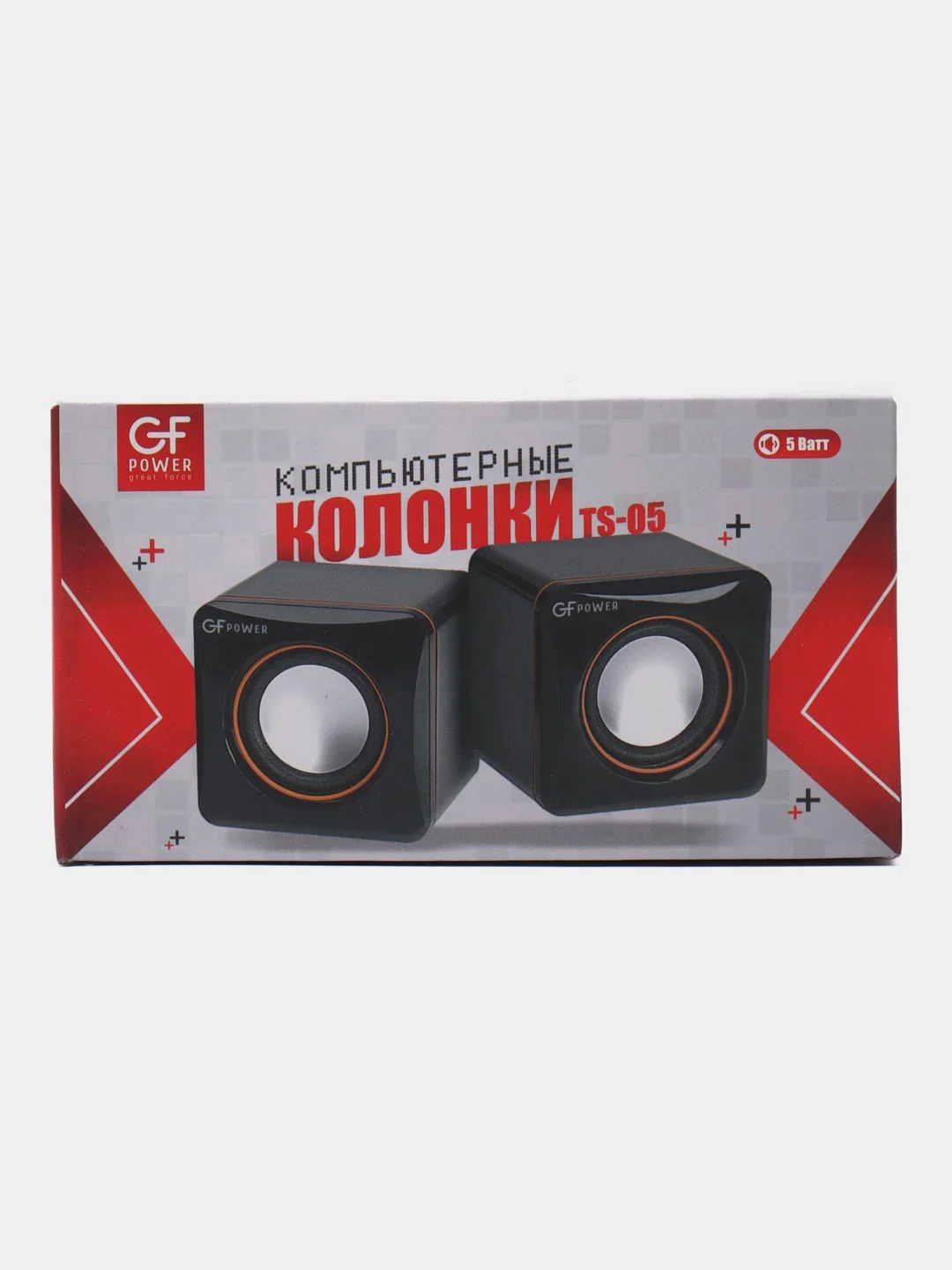 Колонки для компьютера GFPoWeR TS-05, 2.0, 5Вт, питание от USB