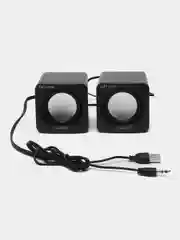 Черный колонки для компьютера GFPoWeR TS-06, 2.0, 4Вт, питание от USB