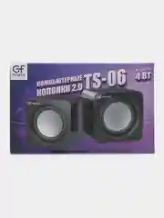 Фиолетовый колонки для компьютера GFPoWeR TS-06, 2.0, 4Вт, питание от USB
