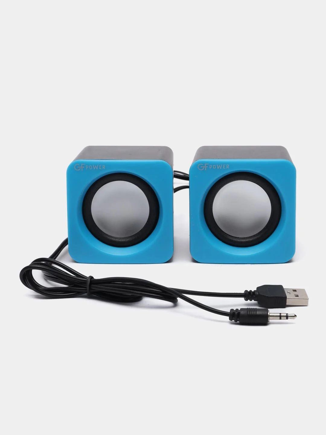 Синий колонки для компьютера GFPoWeR TS-06, 2.0, 4Вт, питание от USB