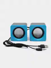 Синий колонки для компьютера GFPoWeR TS-06, 2.0, 4Вт, питание от USB