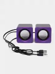 Фиолетовый колонки для компьютера GFPoWeR TS-06, 2.0, 4Вт, питание от USB