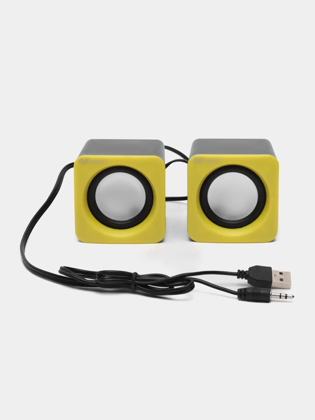 Желтый колонки для компьютера GFPoWeR TS-06, 2.0, 4Вт, питание от USB