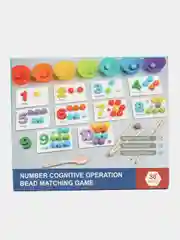 Разноцветный игрушка-мозаика 7 в 1 "Монтессори", детская, развивающая