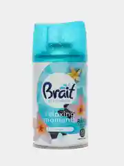 Brait Запасной блок автомат Освежитель воздуха Relaxing Moments 250мл(совместим с AirWick)