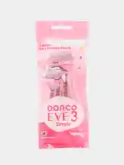 DORCO ЕVE 3 Женский одноразовый станок (4 шт.) 3 лезвия