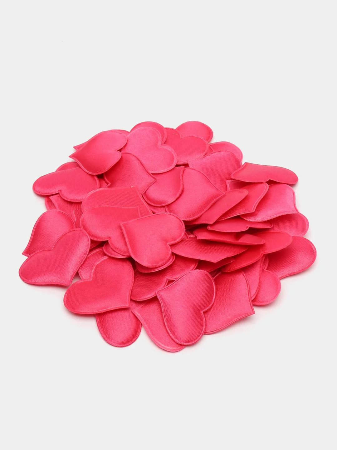 Красный сердечки декоративные, набор 50 шт., 3,2 см