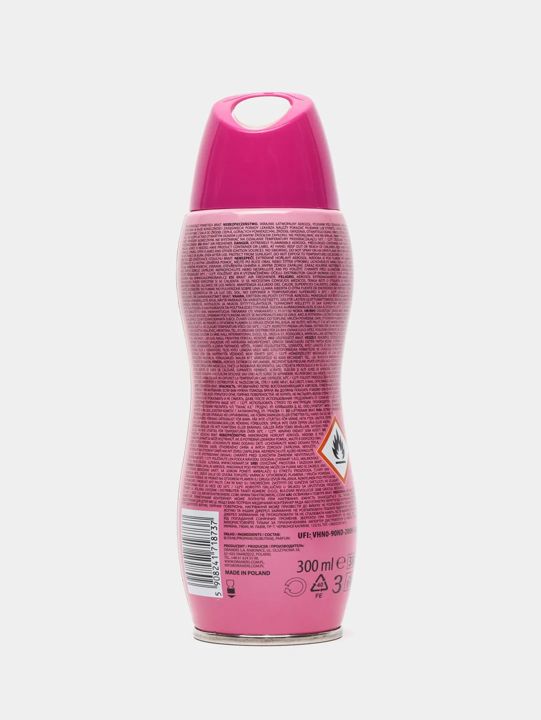 Brait Освежитель воздуха Сухое распыление Pink Party 300мл