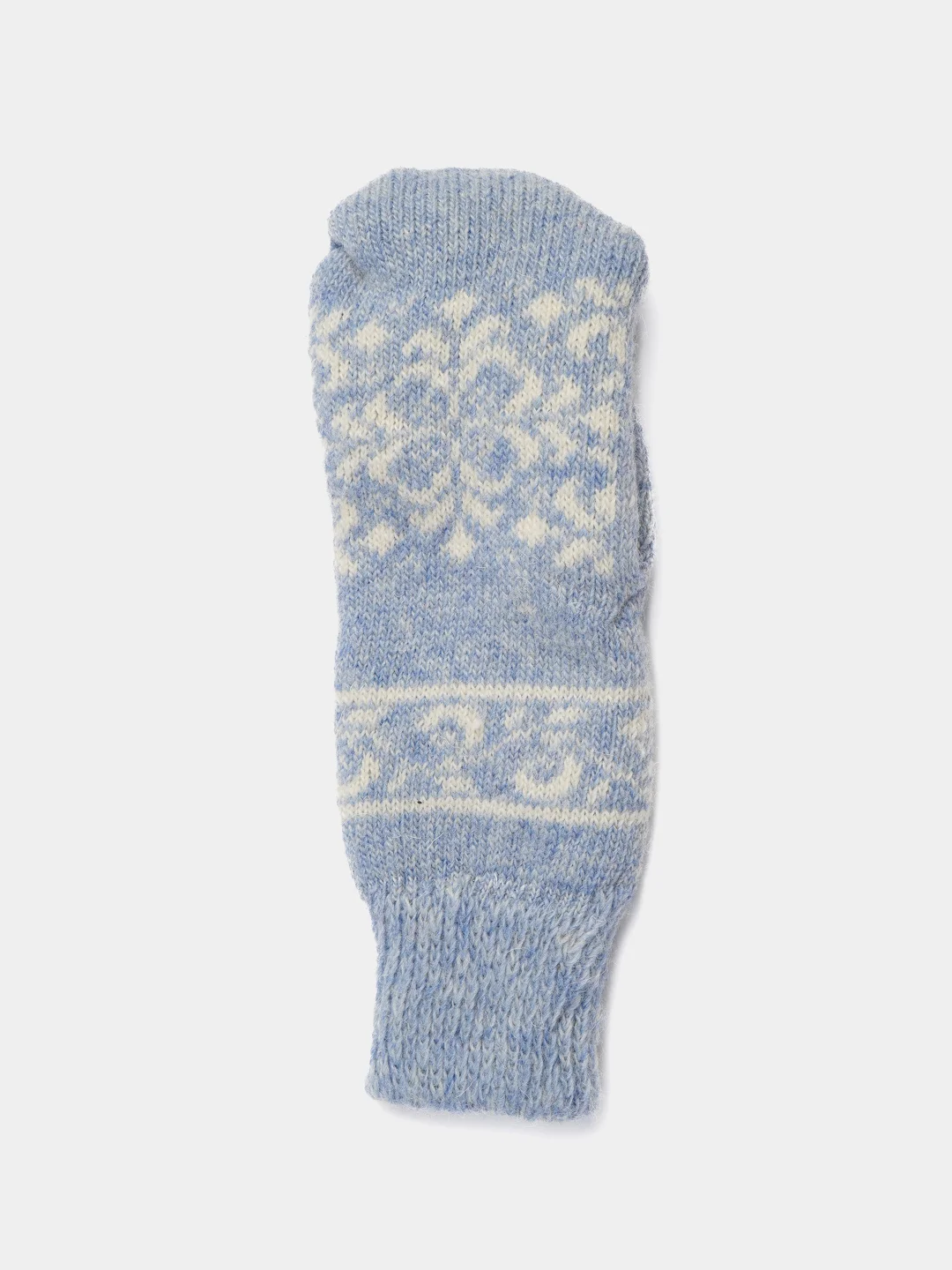 Варежки женские, шерстяные