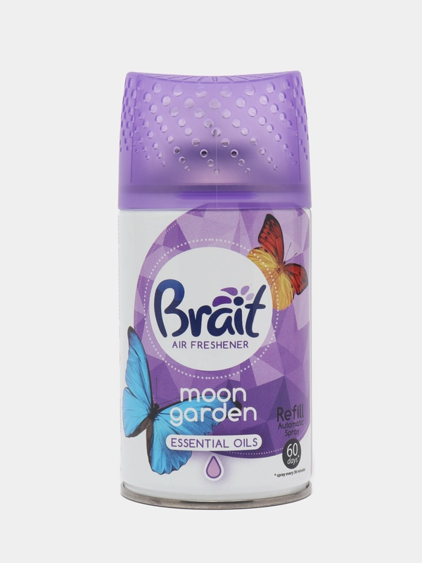 Brait Запасной блок автомат. Освежитель воздуха Moon Garden 250мл (совместим с AirWick)