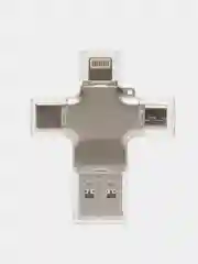 Картридер Type-C, 8 pin, microSD, USB, переходник OTG, ВЫСОКАЯ СКОРОСТЬ ПЕРЕДАЧИ