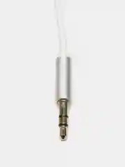 Белый кабель AUX Jack 3.5 mm - Type-C FaisON P-9, Аудиокабель 1 м