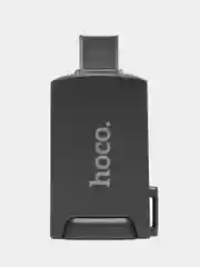 Черный адаптер hoco UA19, переходник Type-C - HDMI, 4K 30Hz, КОМПАКТНЫЙ, СТАБИЛЬНЫЙ СИГНАЛ