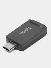 Черный адаптер hoco UA19, переходник Type-C - HDMI, 4K 30Hz, КОМПАКТНЫЙ, СТАБИЛЬНЫЙ СИГНАЛ