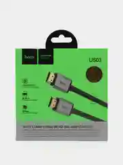 Кабель HDMI на HDMI 2.1 для мультимедии Hoco US03 8K ультра HD, 48Gbps, 7680х4320 1/2/3 м