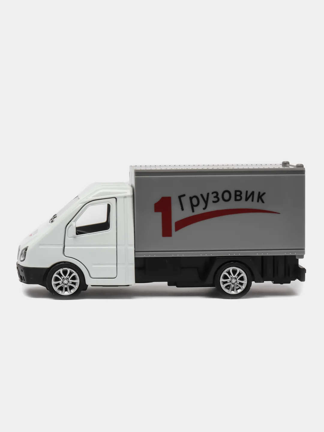 Белый металлическая коллекционная машинка ГАЗель грузовая